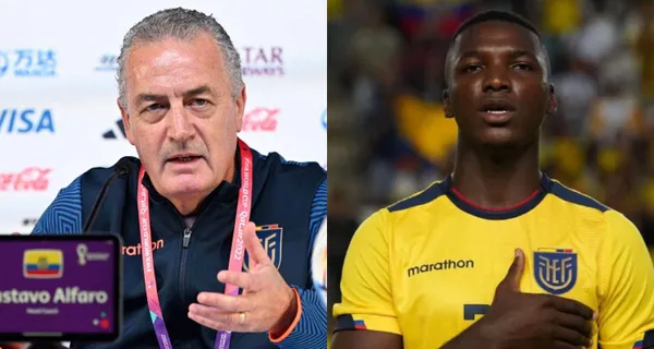 Moisés Caicedo resultó ser el jugador que más le dolió la derrota de Ecuador y estaba desconsolado. Esto hizo Gustavo Alfaro