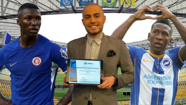 Moisés Caicedo, Samuel Vargas y Pervis Estupiñán en el Maracaná (Foto tomada de: Tripadvisor/El Telégrafo/Sucre/Samuel Vargas)