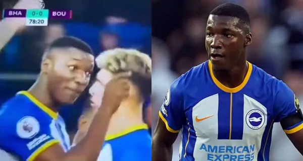 Moisés Caicedo no se amilanó cuando un rival quiso irse a las manos e intimidarlo en la Premier League