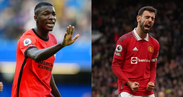 Moisés Caicedo se plantó bien en el mediocampo y eso no le gustó a Bruno Fernandes