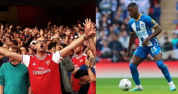 Moisés Caicedo tuvo responsabilidad en el segundo gol de Brighton y así reaccionaron los hinhcas de Arsenal