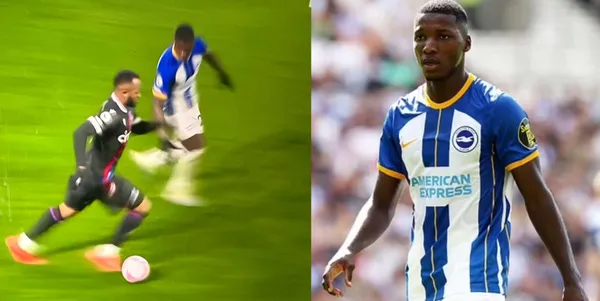 Moisés Caicedo volvió a la titularidad con el Brighton y como era visto le dieron con todo