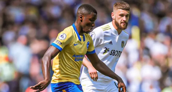 Moisés Caicedo volvió a ser titular con el Brighton en el empate contra Leeds United