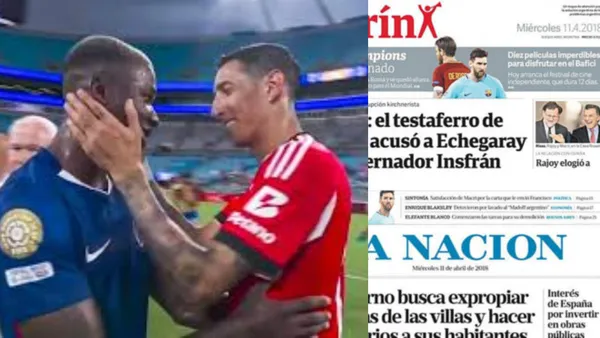 Moisés Caicedo y Ángel Di Maria