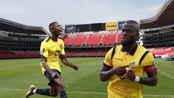 Moisés Caicedo y Enner Valencia / Foto de: El Futbolero Ecuador