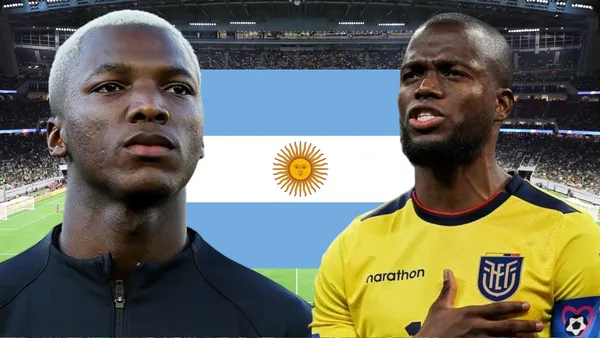 Moisés Caicedo y Enner Valencia (Foto tomada de: Bloomerang/API/Moisés Caicedo/Wikipedia)