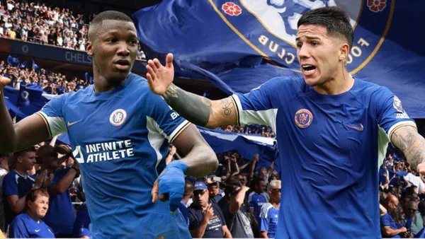 Moisés Caicedo y Enzo Fernández (Foto tomada de: Chelsea)