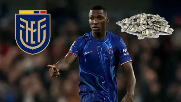 Moisés Caicedo y FEF / Foto de: El Futbolero Ecuador