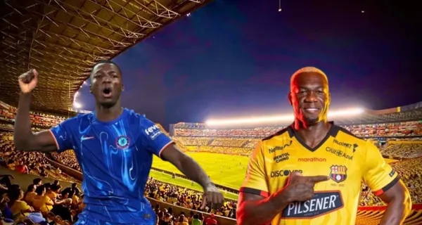 Moisés Caicedo y Felipe Caicedo / Foto de: El Futbolero Ecuador