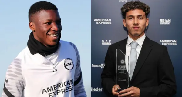 Moisés Caicedo y Jeremy Sarmiento presentes en premios de Brighton