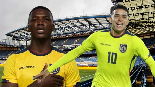 Moisés Caicedo y Kendry Páez (Foto tomada de: Wikipedia/API/Moisés Caicedo)