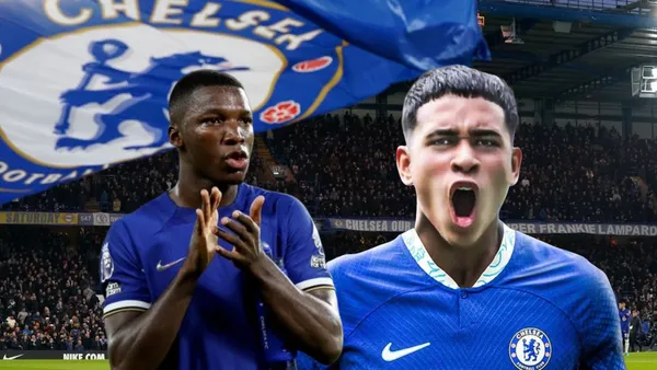 Moisés Caicedo y Kendry Páez se juntaron por primera vez en Chelsea