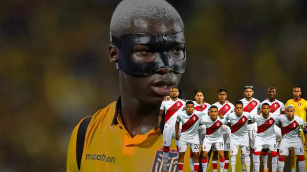 Moisés Caicedo y la selección de Perú