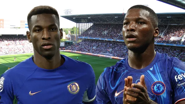 Moisés Caicedo y Nicolas Jackson (Foto tomada de: Wikipedia/Chelsea)