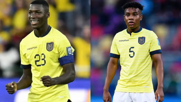 Moisés Caicedo y Oscar Zambrano / Foto: API