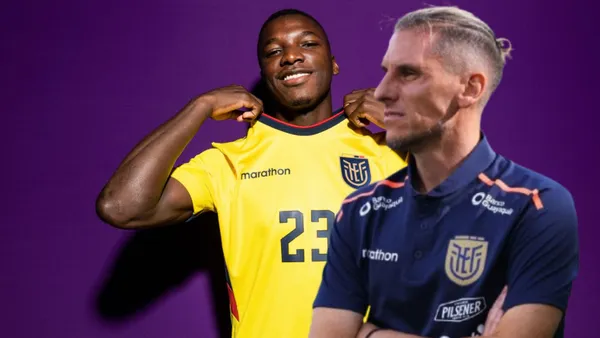 Moisés Caicedo y Sebastián Beccacece