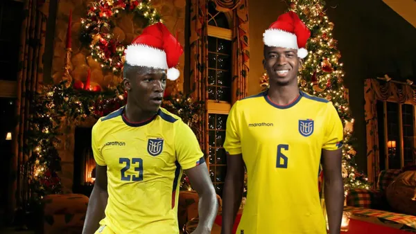 Moisés Caicedo y William Pacho dejaron su mensaje navideño