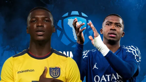 Moisés Caicedo y Willian Pacho