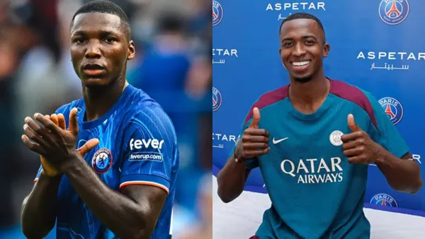 Moisés Caicedo y Willian Pacho / Foto: Olé