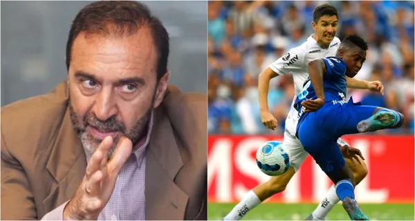 Nassib Neme estuvo acompañando a Emelec en Brasil, que se eliminó de la Libertadores a manos de Atlético Mineiro