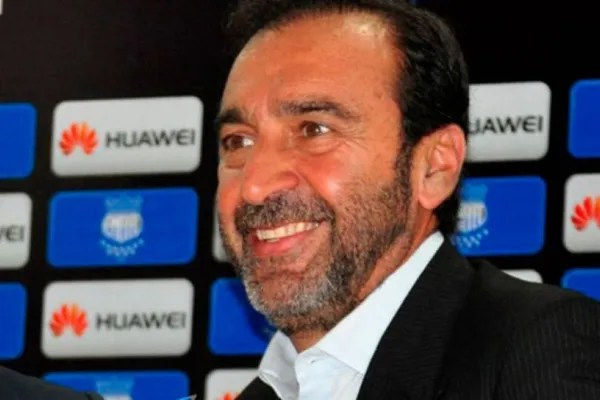 Nassib Neme estuvo presente en el estadio Monumental y celebró la victoria de Emelec