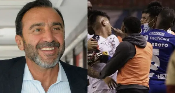 Nassib Neme no quiere que topen a sus jugadores pese a que las tomas se ven como Dixon Arroyo agredió a Jordy Alcívar y por medio de un comunicado oficial pidió la sanción para Jhojan Julio y agregó que no tenían que estar los jugadores de Liga de Quito en el banquillo rival