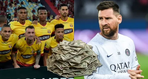 Ni porque bajó la deuda de Barcelona SC, le alcanzaría a Messi de pagar con su salario en el PSG