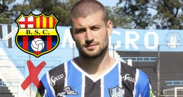 Nicolás Servetto sonó como una opción para la delantera de Barcelona SC. Finalmente fue desmentida desde la directiva