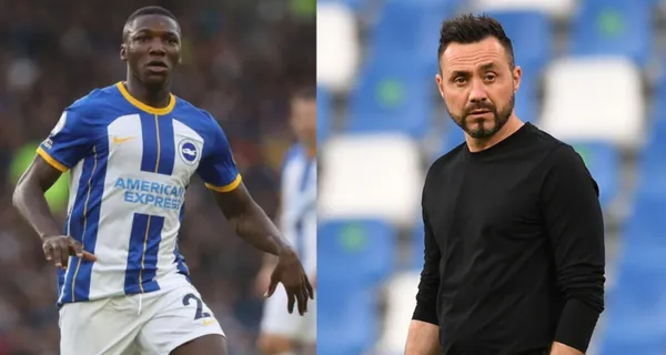 No gustó la decisión de Roberto De Zerbi con Moisés Caicedo