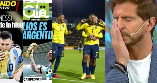 No le gustó nada a la prensa argentina perder con Ecuador y esto dijeron
