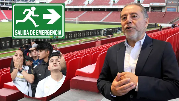 No soportó los malos resultados y podría irse gratis de Liga de Quito (Foto tomada de: Primicias/Extintor/Expreso)