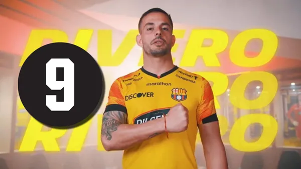 Octavio Rivero, delantero de Barcelona SC / Foto: Barcelona SC