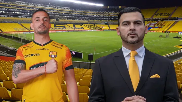 Octavio Rivero y Antonio Álvarez (Foto tomada de: Barcelona SC/API)