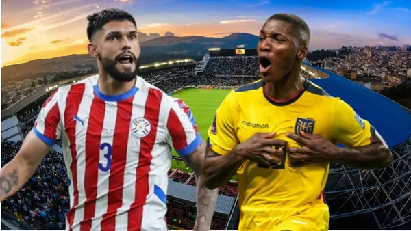 Omar Alderete y Moisés Caicedo (Foto tomada de: Liga de Quito/Transfermarkt/Del Paraguay)