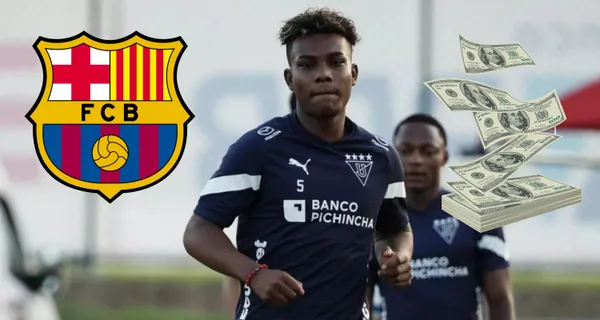 Óscar Zambrano entró en el radar del FC Barcelona y Liga de Quito rechazó otra oferta