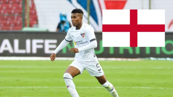 Óscar Zamnbrano e Inglaterra / Foto de: El Futbolero Ecuador