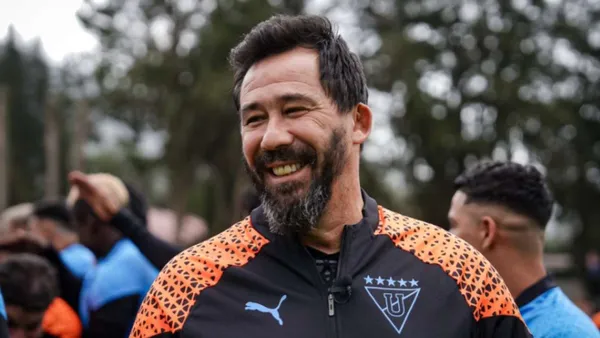 Pablo Sánchez, entrenador de Liga de Quito / Foto: El Comercio