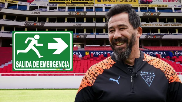 Pablo Sánchez (Foto tomada de: Liga de Quito/Extintor)