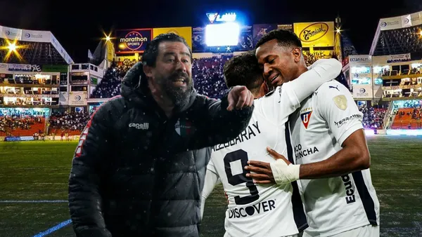 Pablo Sánchez, Michael Estrada. Foto tomada de: Liga de Quito/Primicias