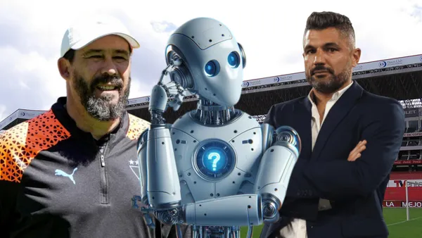 Pablo Sánchez y Javier Gandolfi (Foto tomada de: Wikipedia/Liga de Quito/API/Xataka)