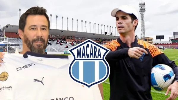 Pablo Sánchez y Josep Alcácer (Foto tomada de: El Heraldo/Liga de Quito/Wikipedia)