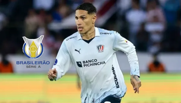 Paolo Guerrero con la camiseta de LDU.