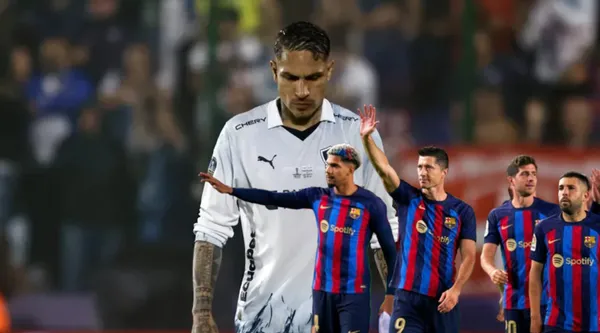 Paolo Guerrero con la camiseta de LDU.