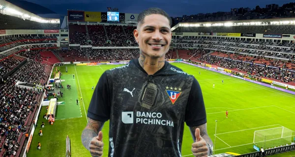 Paolo Guerrero demostró que no le pesó debutar en Liga de Quito
