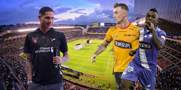 Paolo Guerrero mencionó a Barcelona SC y Emelec en su presentación