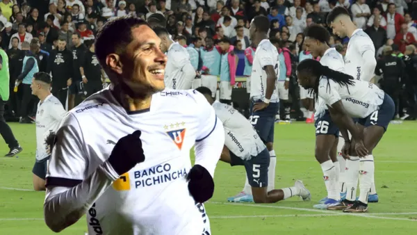 Paolo Guerrero no se olvidó de sus amigos en Liga de Quito