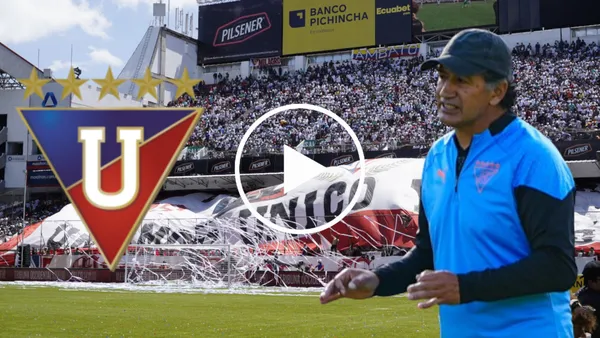 Patricio Hurtado en el Estadio Rodrigo Paz Delgado (Foto tomada de: API/Liga de Quito/Wikipedia)
