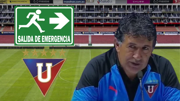 Patricio Hurtado en el Estadio Rodrigo Paz (Foto tomada de: Primicias/Liga de Quito/Wikipedia/AC)