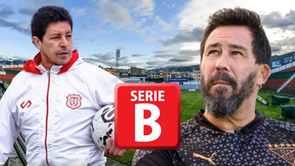 Paul Vélez y Pablo Sánchez (Foto tomada de: API/Liga de Quito/Técnico Universitario/Wikipedia)