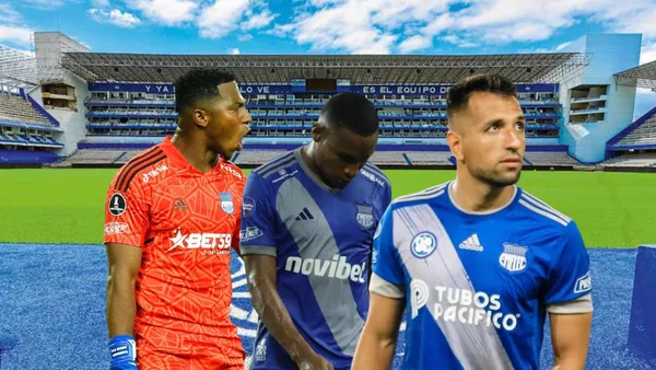 Pedro Ortiz molesto con los jugadores de Emelec